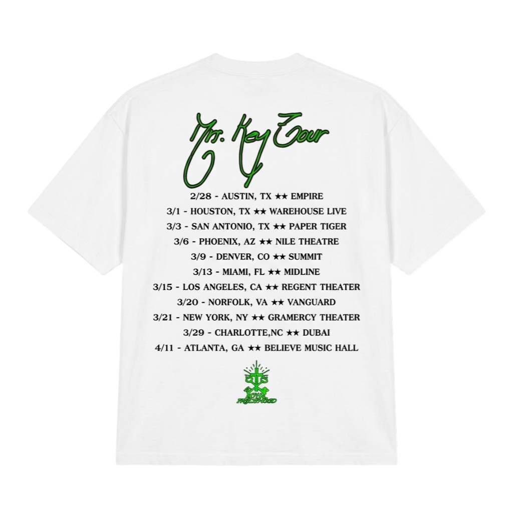 Mrs. Key Tour Dates Tee (White)