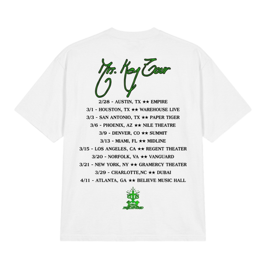 Mrs. Key Tour Dates Tee (White)
